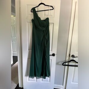 Azazie Brooke Dark Green Bridesmaid Dress